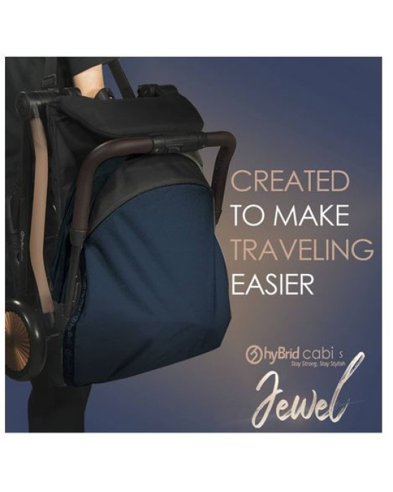 HYBRID CABI STACY NAVY JEWEL + SEAT LINER STROLLER