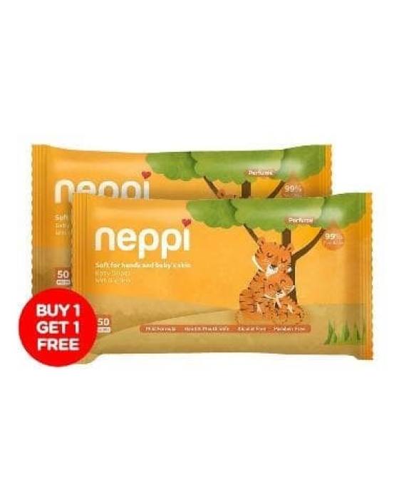 NEPPI WIPES PARFUM 50S BANDED 1+1
