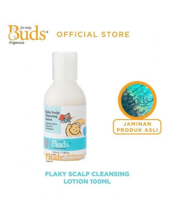 BUDS SOOTHING ORGANICS FLAKY SCALP CLEANSING LOTION 100ML