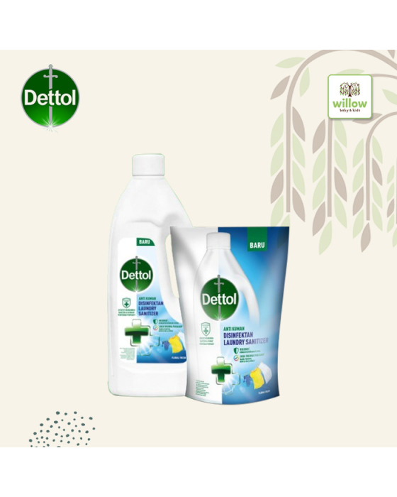 DETTOL DISINFECTANT LAUNDRY SANITIZER FLORAL FRESH - BOTOL 500ML