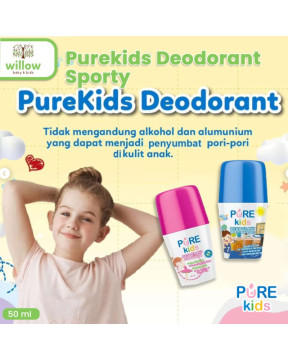 Purekids Deodorant Sporty 50Ml Perawatan Bayi
