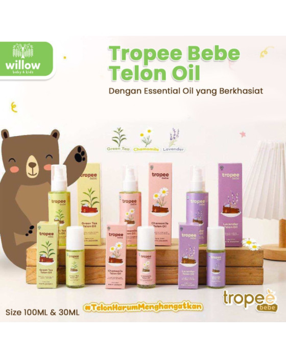 Tropee Bebe Telon Oil Minyak Telon 100Ml
