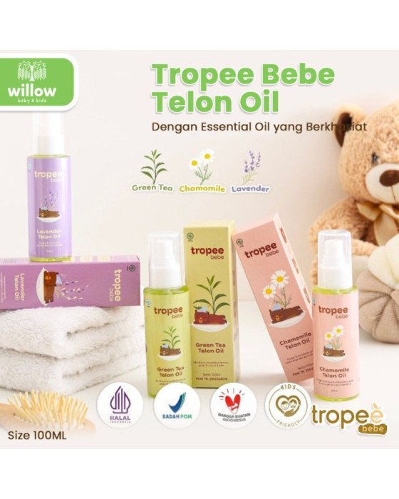 Tropee Bebe Telon Oil Minyak Telon 100Ml