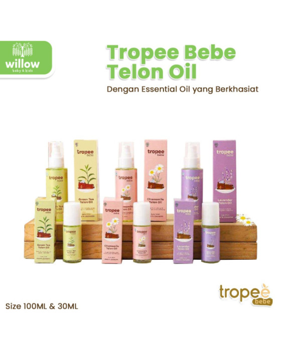 Tropee Bebe Telon Oil Minyak Telon 100Ml