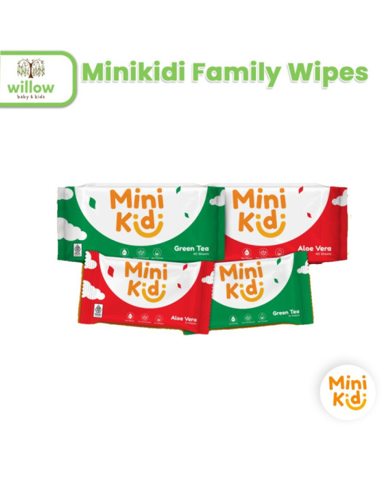 Minikidi Family Wipes Tissue Basah