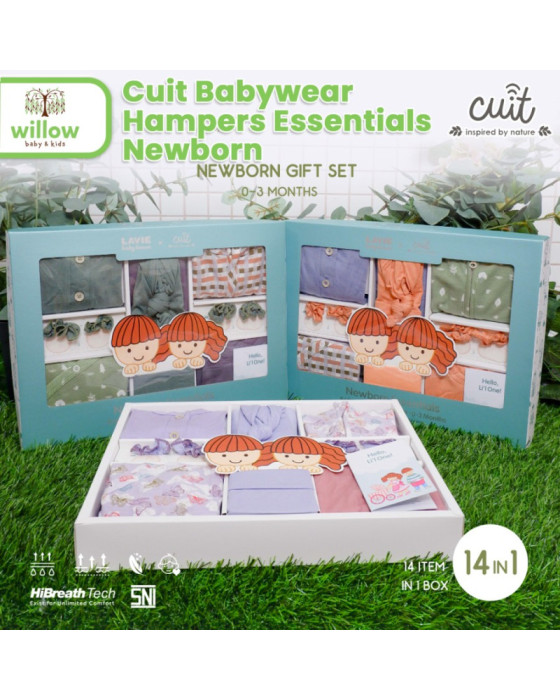 Paket Hadiah Bayi Cuit Babywear Hampers Essentials