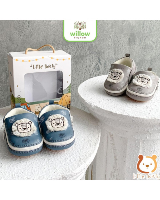 Sepatu Prewalker Bayi Little Twisty Leon Zipper