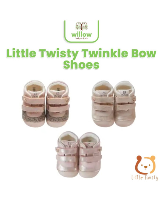 Sepatu Prewalker Bayi Little Twisty Twinkle Bow Shoes