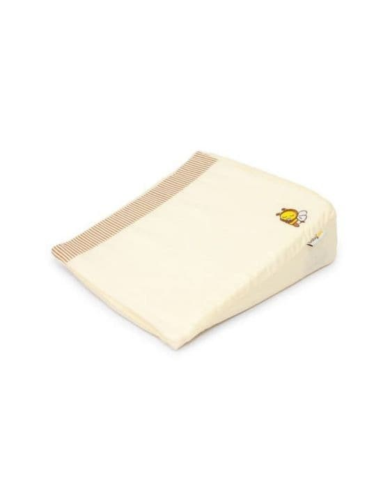 BABY BEE SLOPED PILLOW WITH CASE 34X31X10