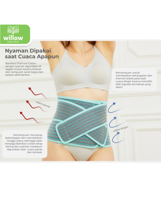 Mooimom Premium Bamboo Corset 2in1