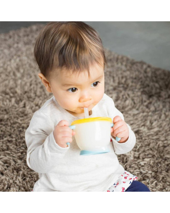 Richell AQ Straw Training Mug Gelas Bayi
