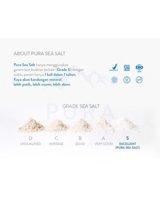 PURA THE SEA SALT 300GR - COARSE/KASAR