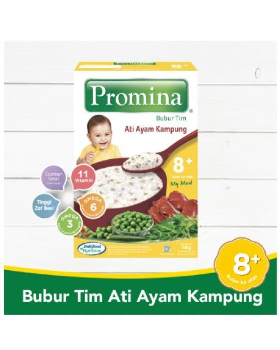 PROMINA BUBUR TIM ATI AYAM KAMPUNG BOX 100GR