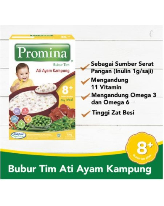 PROMINA BUBUR TIM ATI AYAM KAMPUNG BOX 100GR