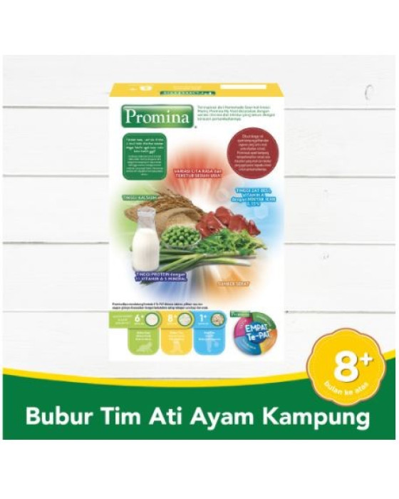 PROMINA BUBUR TIM ATI AYAM KAMPUNG BOX 100GR