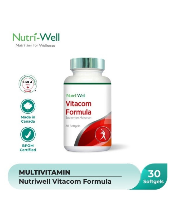 NUTRIWELL VITACOM FORMULA 30KAPSUL