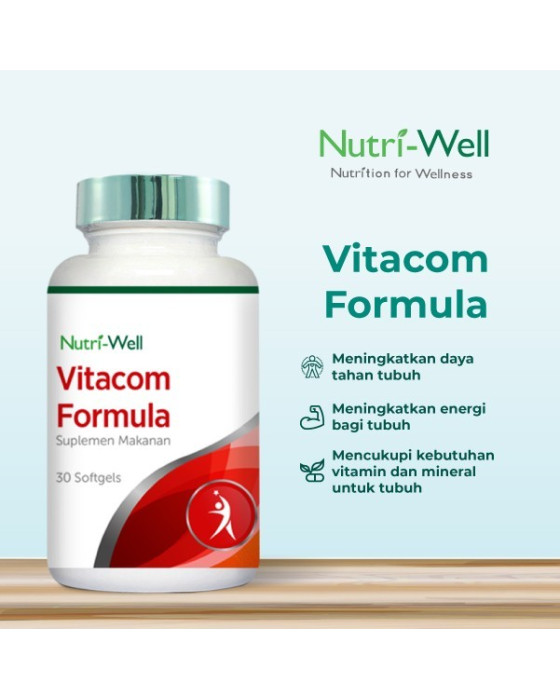 NUTRIWELL VITACOM FORMULA 30KAPSUL