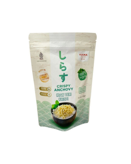 Yuuka Ikan Teri Krispi Makanan Kering 30Gr