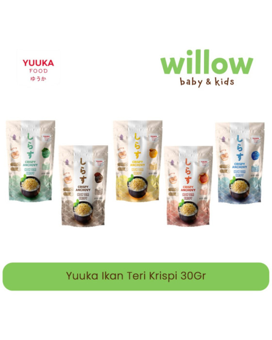 Yuuka Ikan Teri Krispi Makanan Kering 30Gr