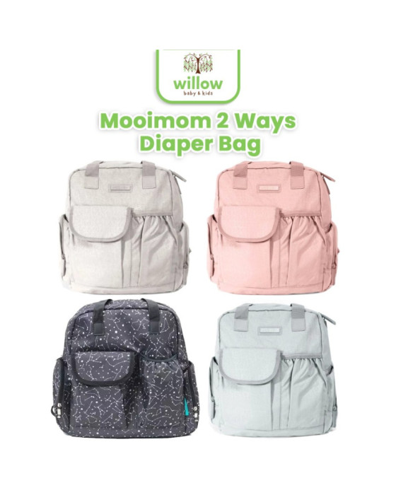 MOOIMOM A91802 2 DIAPER BAG 2-WAYS