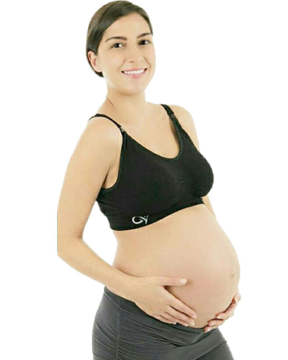 INFINITE MOM NURSING BRA BLACK XL