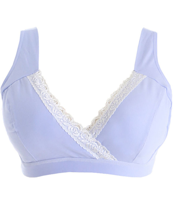 MOOIMOM B6886 CROSSOVER BRA - PURPLE L