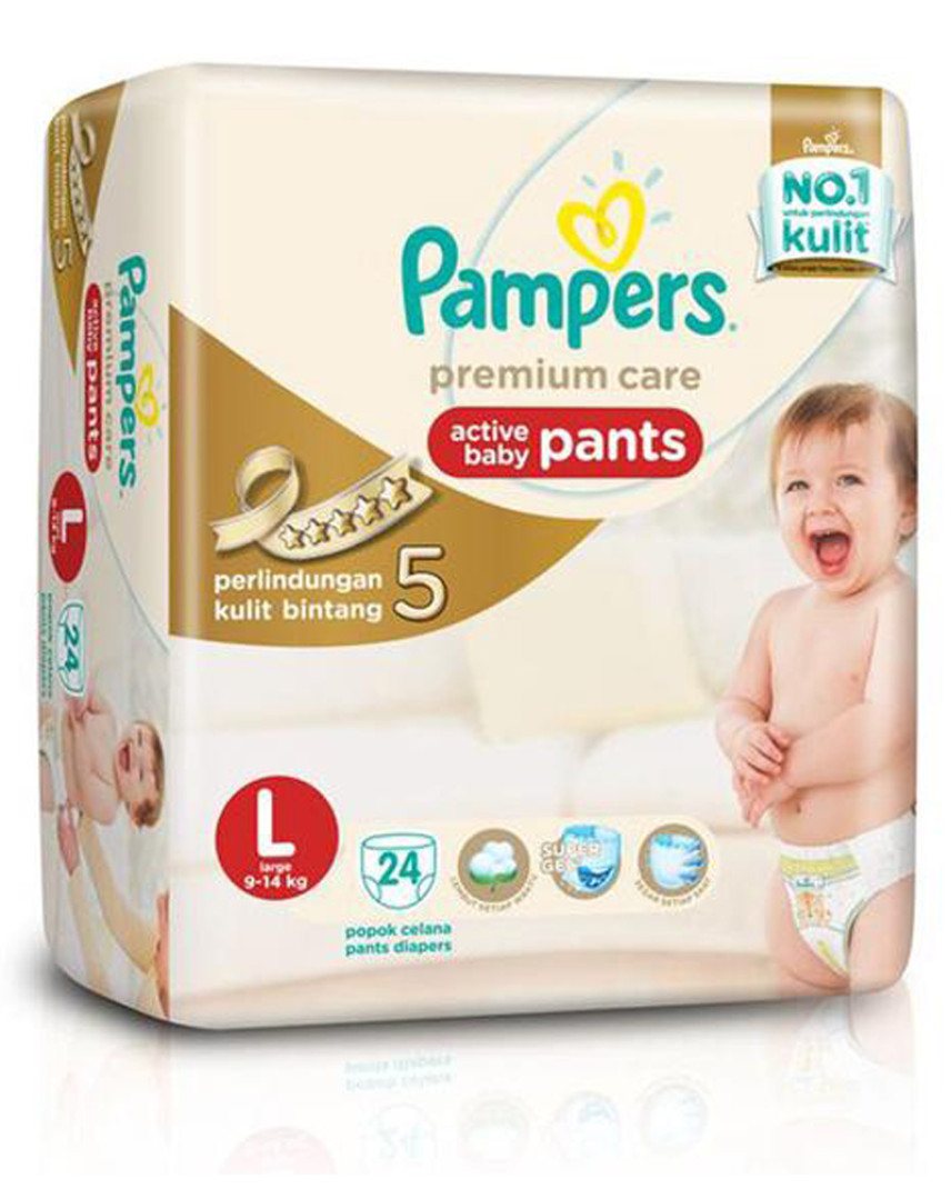 pampers premium pants l