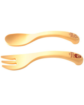 MOTHERS CORN 435075 SELF TRAINING SPOON AND FORK SET