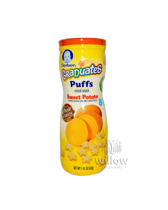 GERBER PUFF SWEET POTATO 42GR
