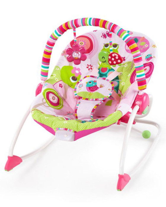 BRIGHT STARS 10125 ROCKER GARDEN RASBERRY