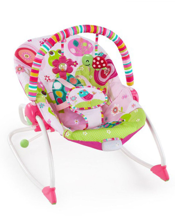 BRIGHT STARS 10125 ROCKER GARDEN RASBERRY