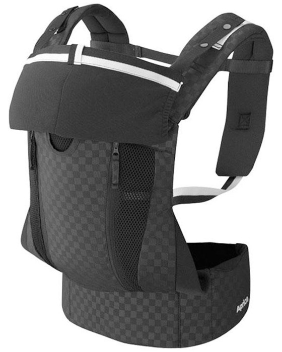 APRICA BABY CARRIER COLAN HUG LUXE BLACK 39454