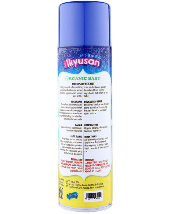 ORGANIC BABY IKYUSAN DISINFECTAN 300ML SPRAY