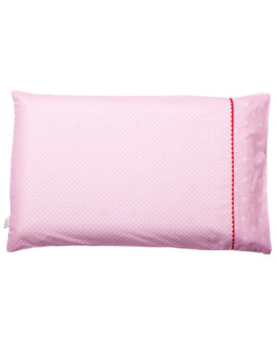 CLEVAMAMA 111971 REPLACEMENT TODDLER PILLOW CASE PINK