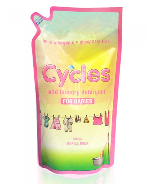 CYCLES MILD LAUNDRY DETERGENT 800ML REFILL