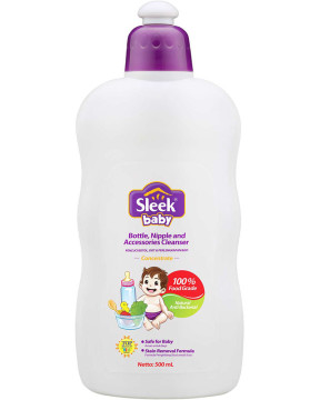 SLEEK BOTTLE, NIPPLE AND BABY ACCESSORIES CLEANSER 500ML