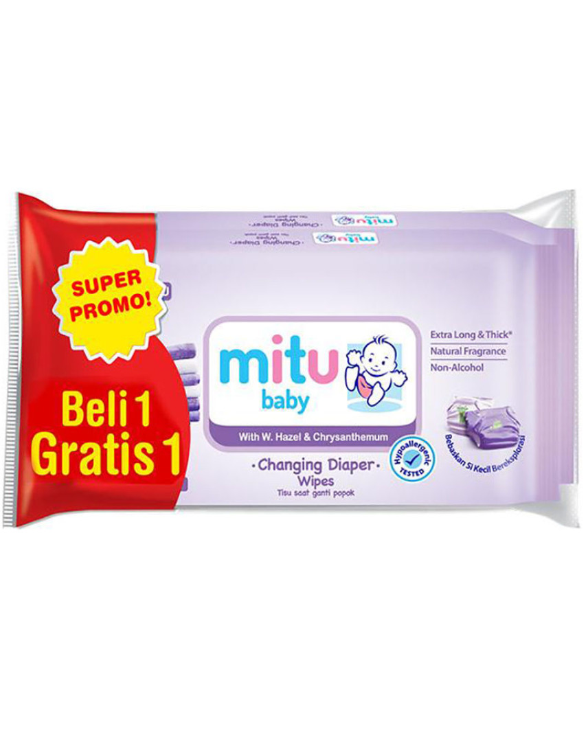 mitu baby changing diaper wipes