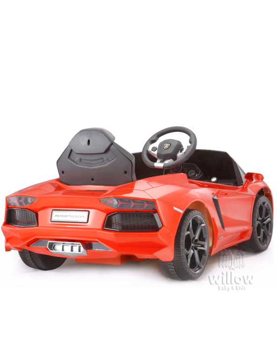 RASTAR MA-81700 LAMBORGHINI AVENTADOR RIDE ON CAR - ORANGE