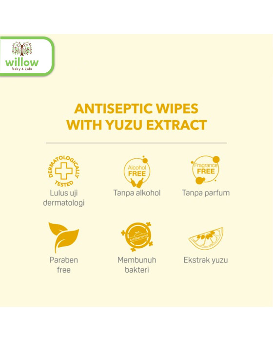 Tissue Bayi - Pigeon Antiseptic Wipes With Yuzu Extract 50S Banded 1+1