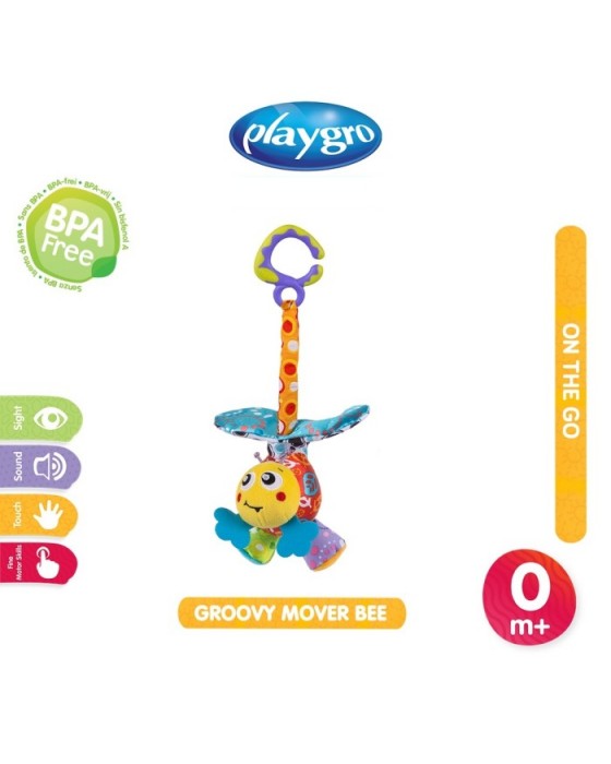 PLAYGRO 121301 GROOVY MOVER BEE NEW