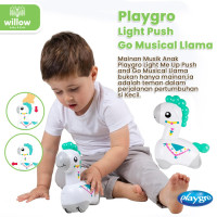 Playgro Light Push Go Musical Llama Mainan Musikal