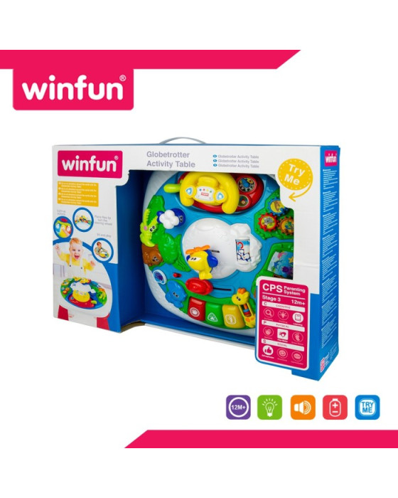WINFUN W000876 GLOBETROTTER ACTIVITY TABLE