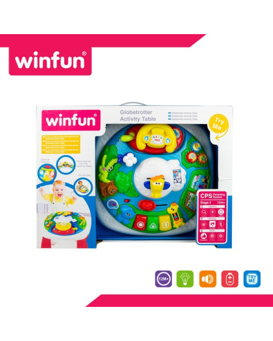 WINFUN W000876 GLOBETROTTER ACTIVITY TABLE