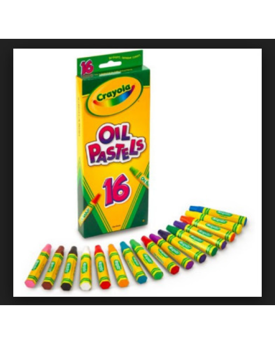 CRAYOLA 524616 OIL PASTELS 16 CT 
