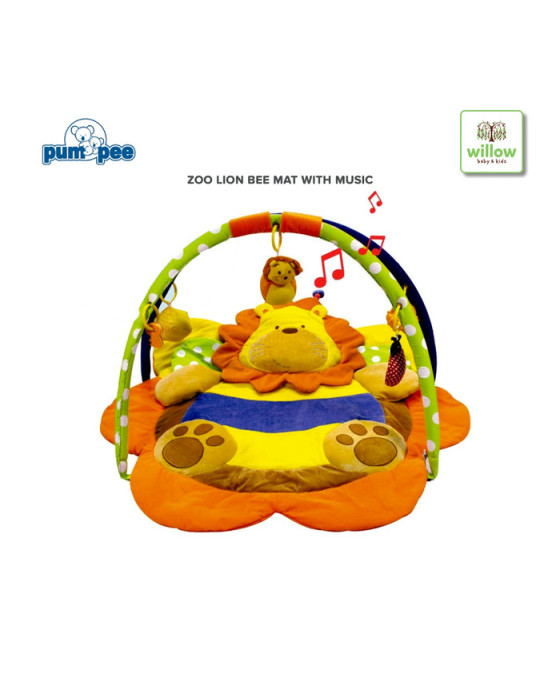 PUMPEE PA-37M ZOO LION BEE MAT WITH MUSIC
