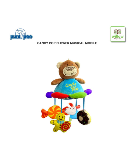 PUMPEE PT-125BMM CANDY POP FLOWER MUSICAL MOBILE