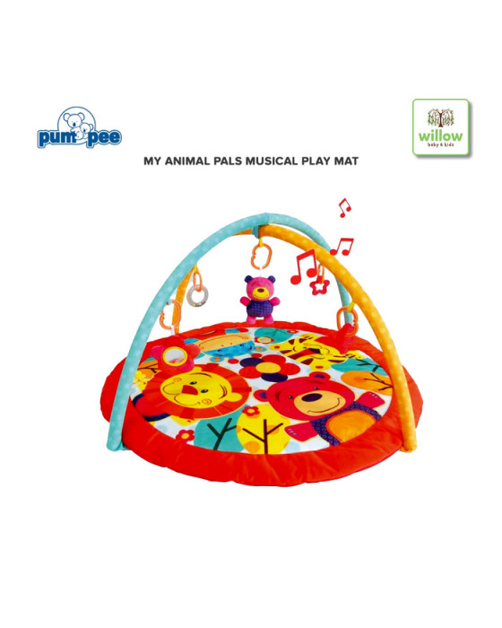 PUMPEE PT-126PM MY ANIMAL PALS MUSICAL PLAY MAT