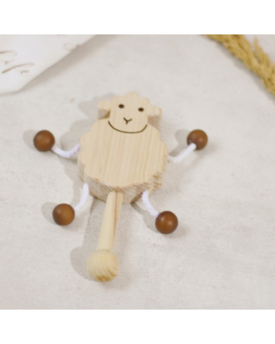 Lettering and Life Mainan Kayu Rattle Mainan Anak