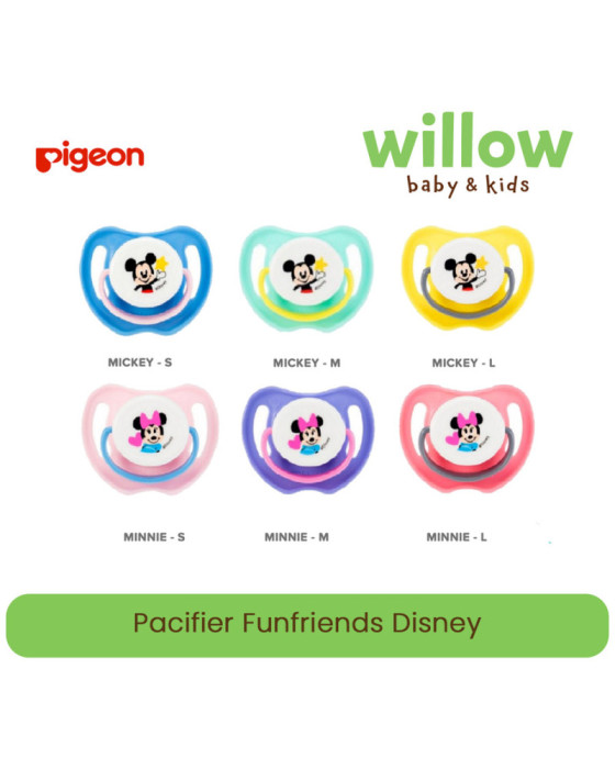 Pigeon Pacifier Funfriends Disney Empeng  Dot Bayi