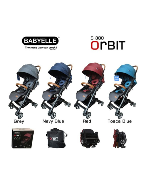 STROLLER BABYELLE S-380 ORBIT - NAVY BLUE